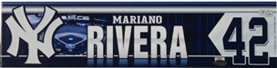 2012 Mariano Rivera New York Yankees Locker Room Nameplate 